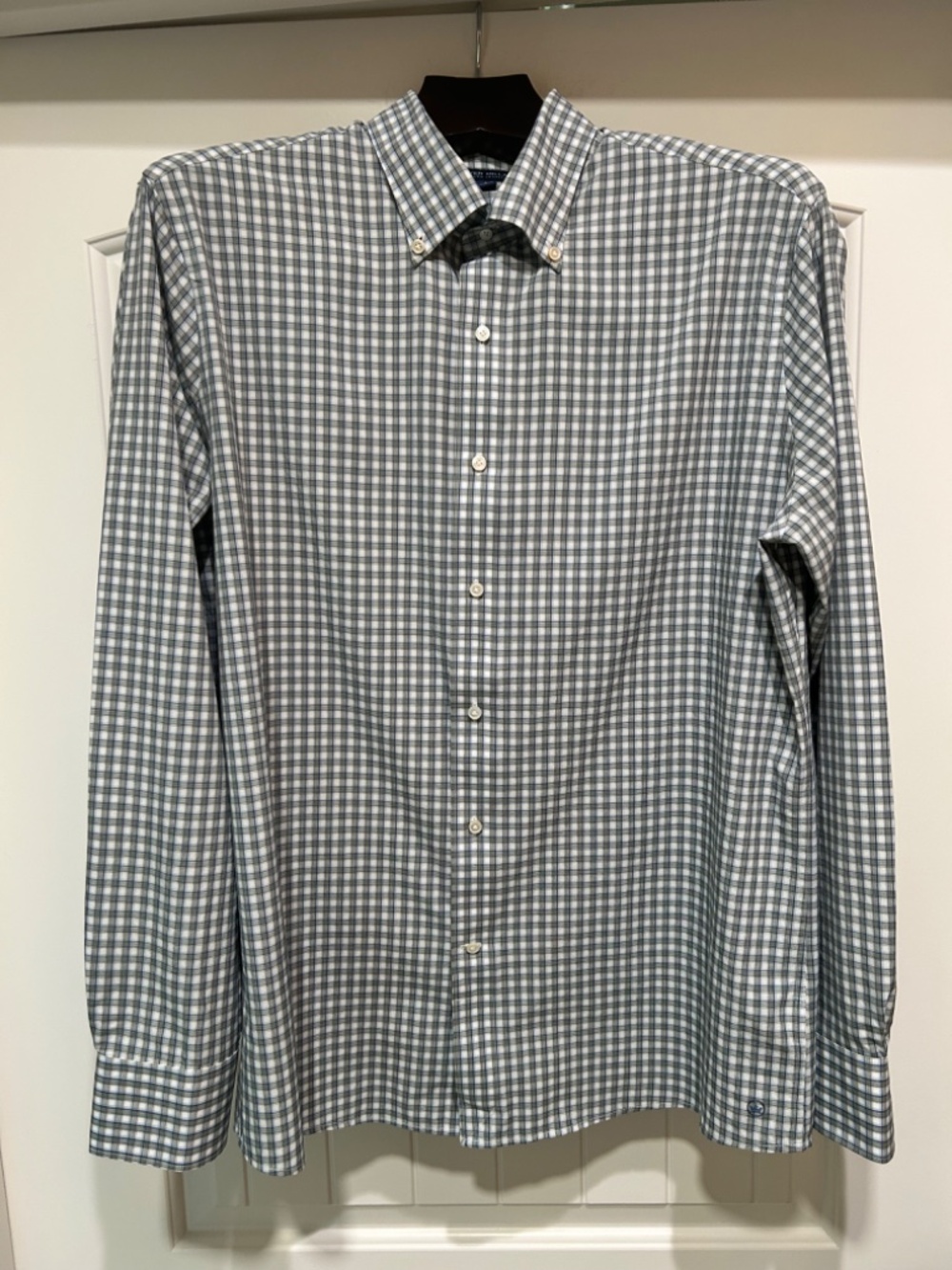 Peter Millar Performance Poplin Shirt, Size L, $25, Original $225